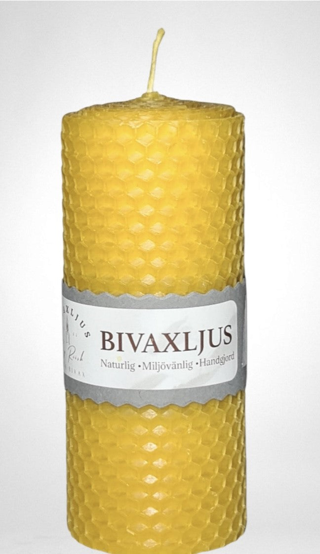 Bivaxljus - handrullade